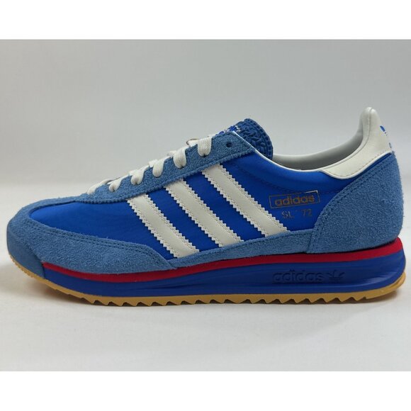 Adidas Originals SL 72 RS Mens Blue White Shoes Sneakers Low Athletic IG2132 - Picture 6 of 12